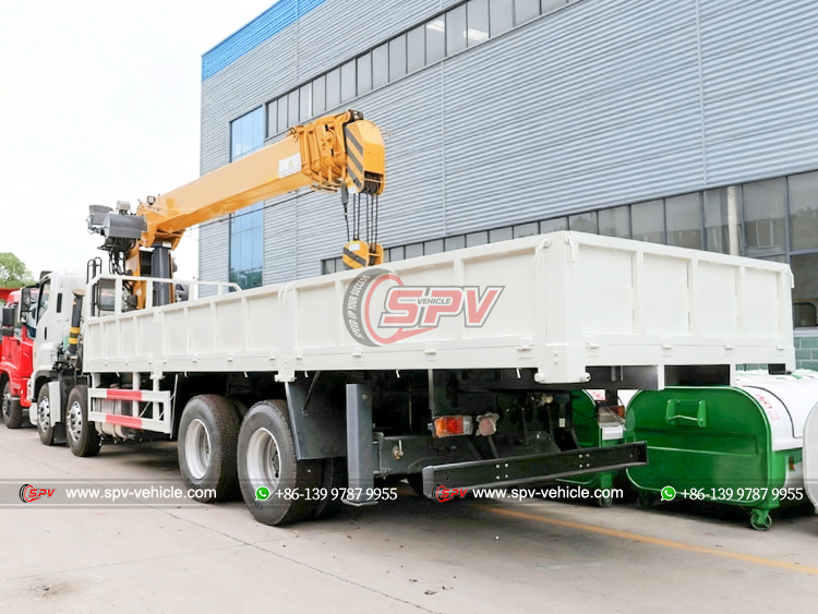 ISUZU 8x4 Mobile Crane Truck - Rear Left Side
